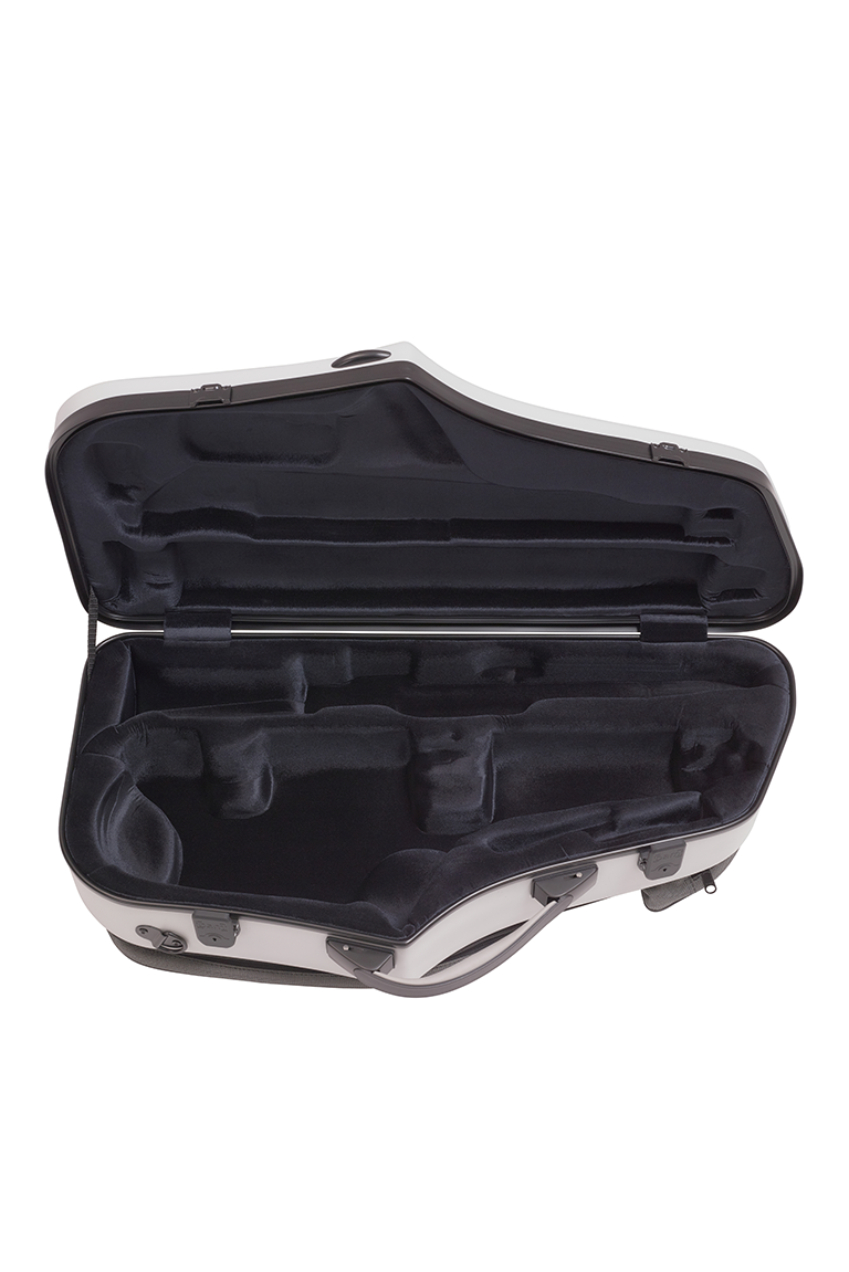 Bam 4120XLNS Hightech - Combi Koffer für Alt-/Sopransaxophon - Black Carbon