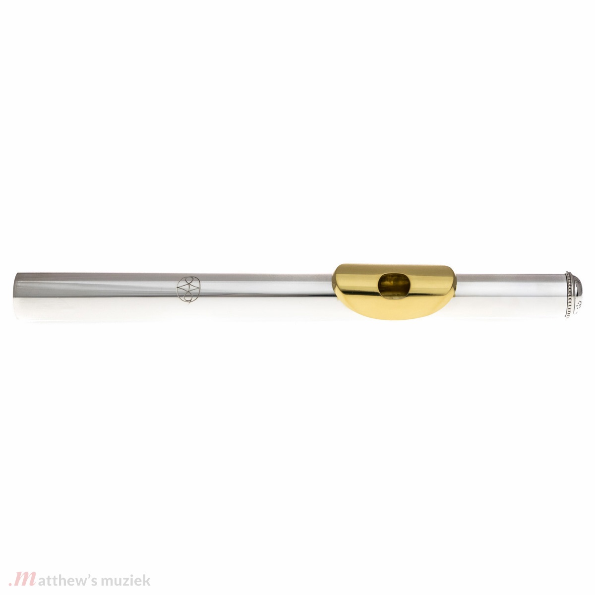 Anton Vroom Flute Headjoint - Sterling Silver  with Gold Plated Lipplate - Style 2