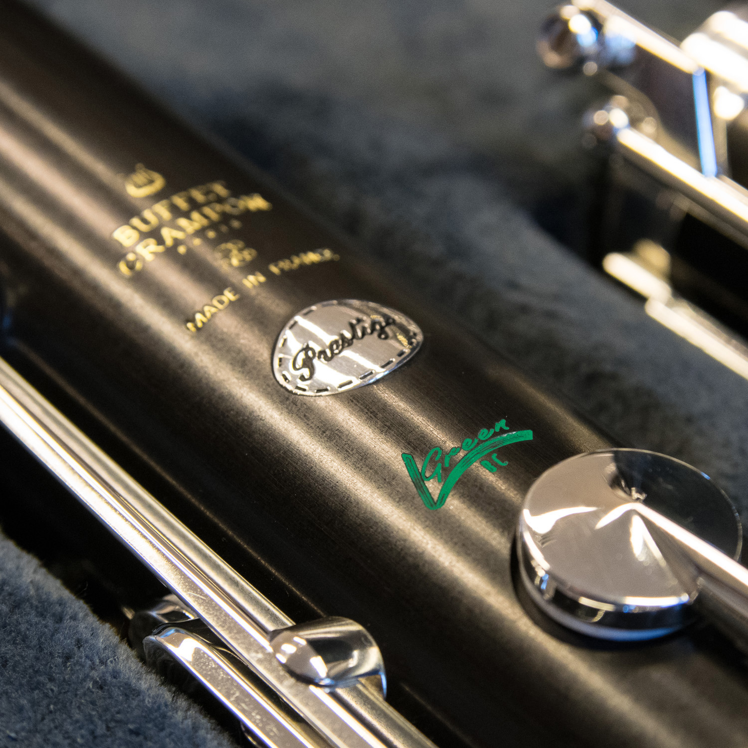 Buffet Crampon Bass Clarinet - 1193 Prestige Green LinE to low C