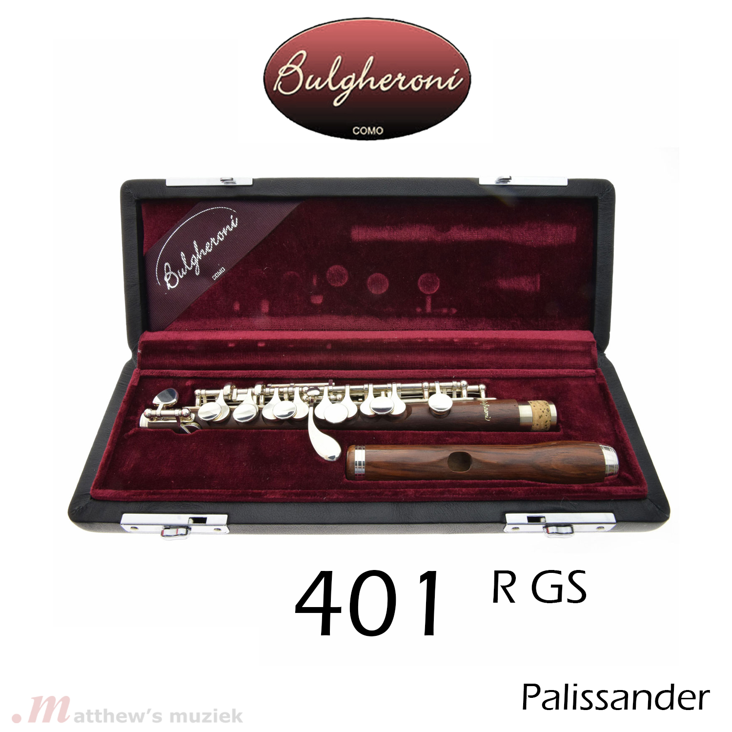 Bulgheroni Piccoloflöte - 401 R GS - Palisander