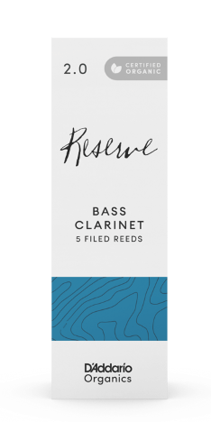 D'Addario Organic Reserve Classic Reeds - Bass Clarinet 