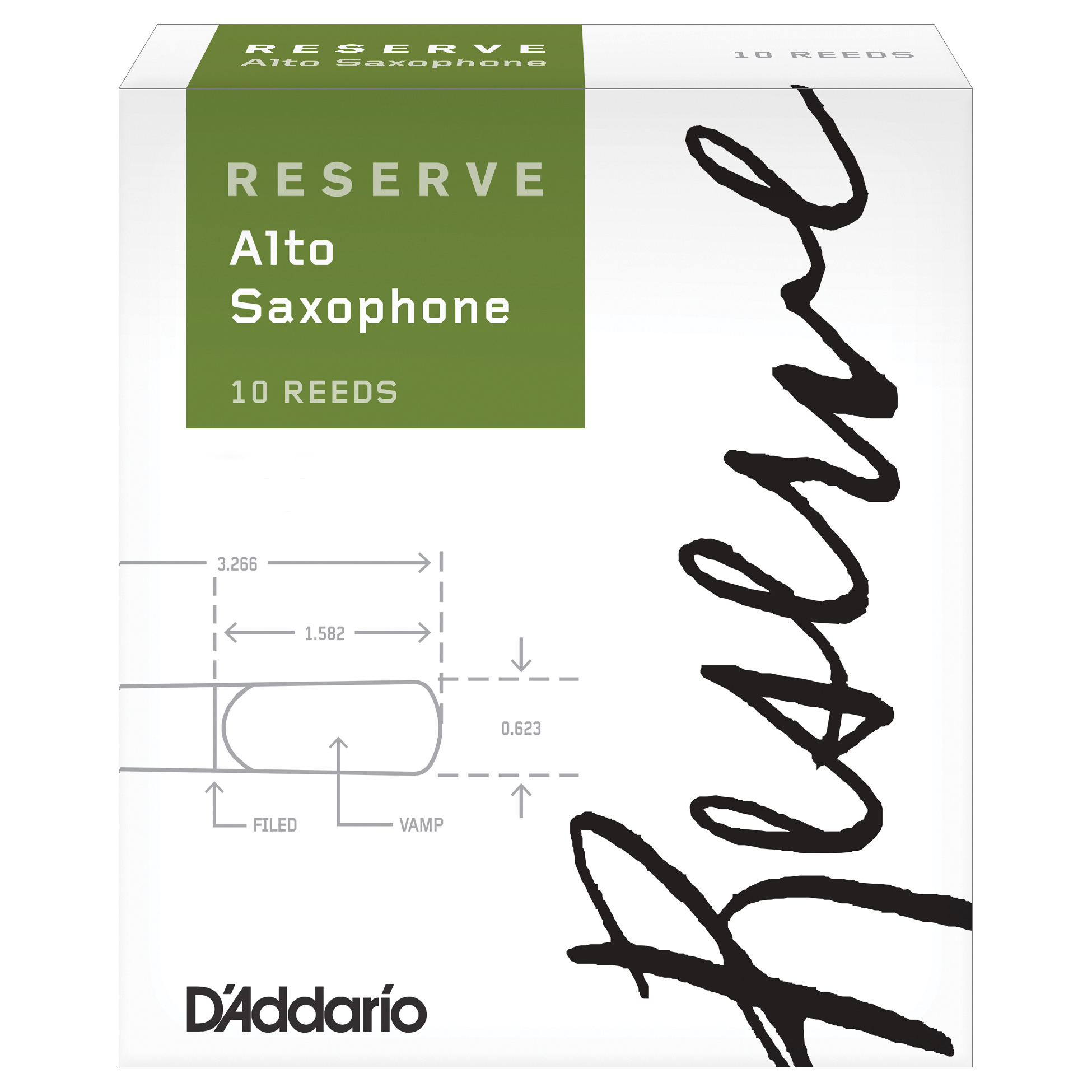 D'Addario Reserve Rieten - Altsaxofoon (10 stuks)