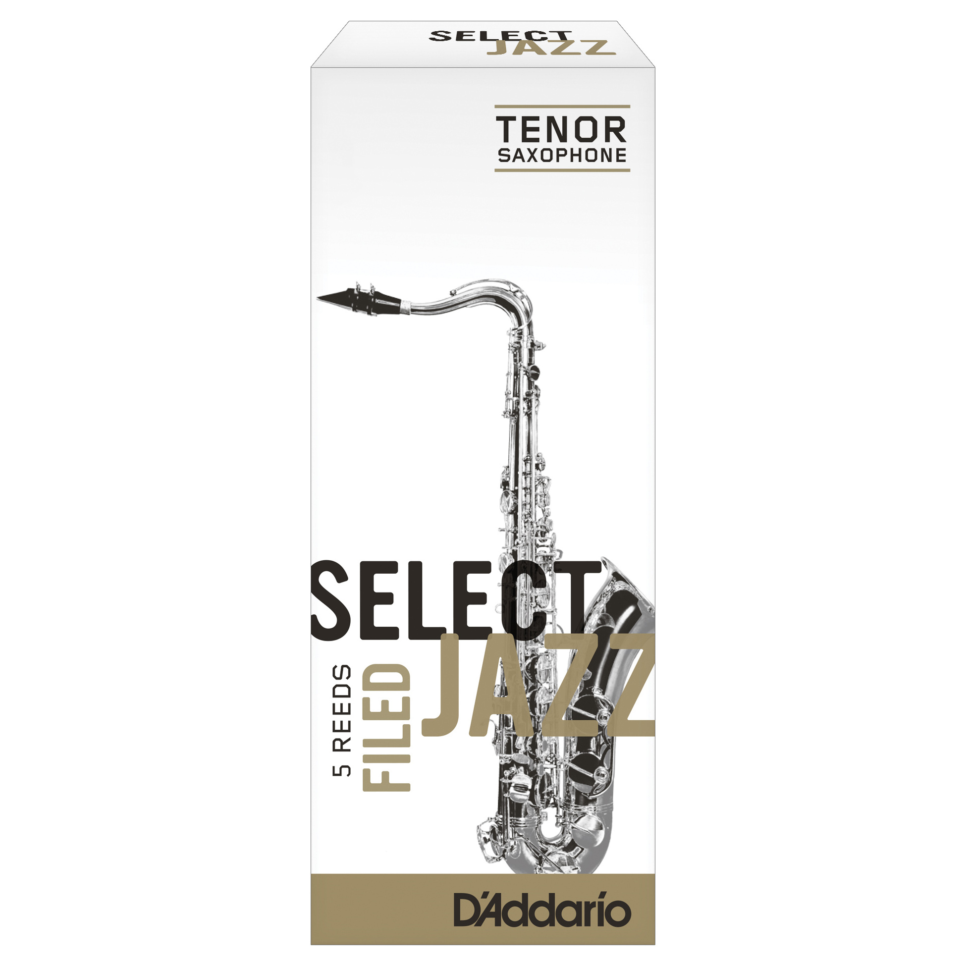D'Addario Jazz Select Filed Reeds - Tenor Sax (Box of 5)