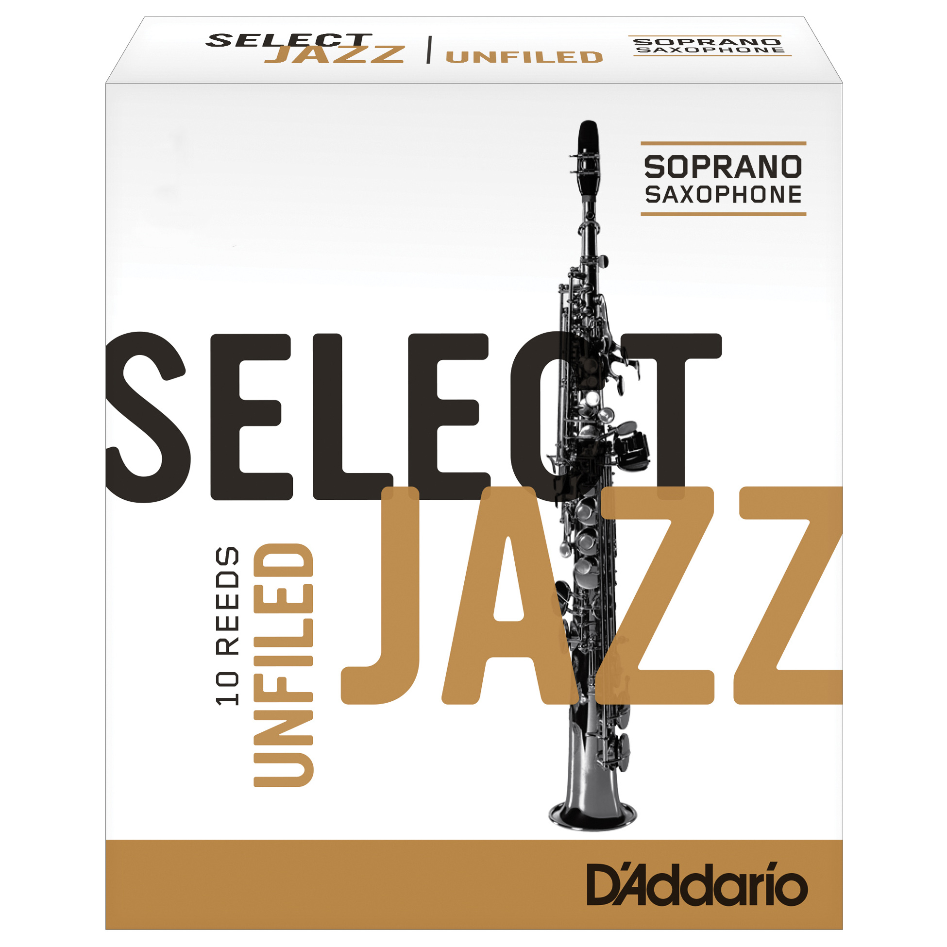 D'Addario Jazz Select Unfiled Rieten - Sopraansax (10 stuks)