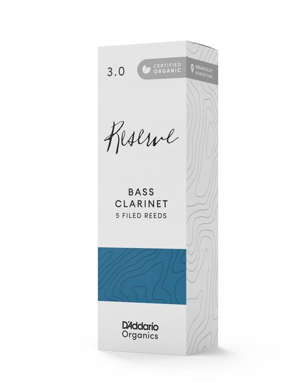 D'Addario Organic Reserve Classic Reeds - Bass Clarinet 