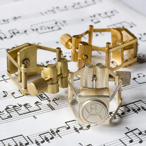 François Louis Ligature - Pure Brass - Bb Clarinet - Gold Plated