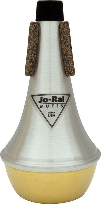 Jo-Ral Trompet Demper | Straight Brass Bottom | TPT-1B