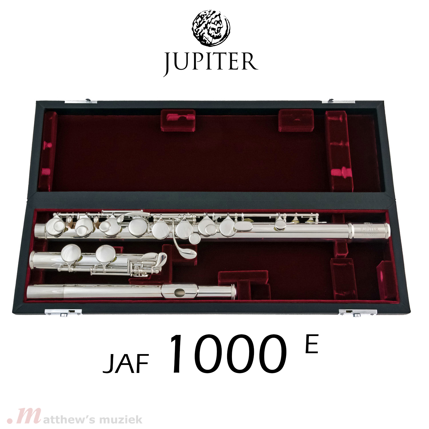 Jupiter JAF1000E Altquerflöte mit Geradem Kopfstück