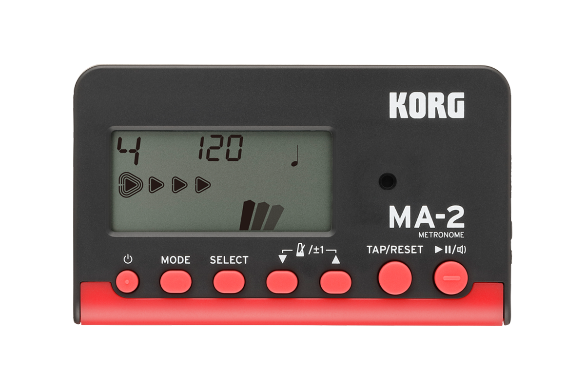Korg Metronom - MA 2 in Schwarz/Rot