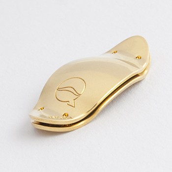 Lefreque Sound Bridge - 33 mm - Silver (.999) - Gold Plated