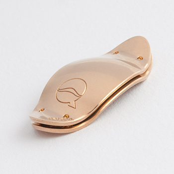 Lefreque Sound Bridge - 33 mm - Silver (.999) - Rose Gold Plated