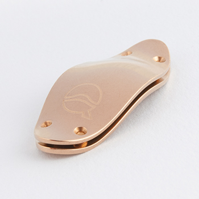 Lefreque Sound Bridge - 41 mm - .999 Silver - Rose Gold Plated