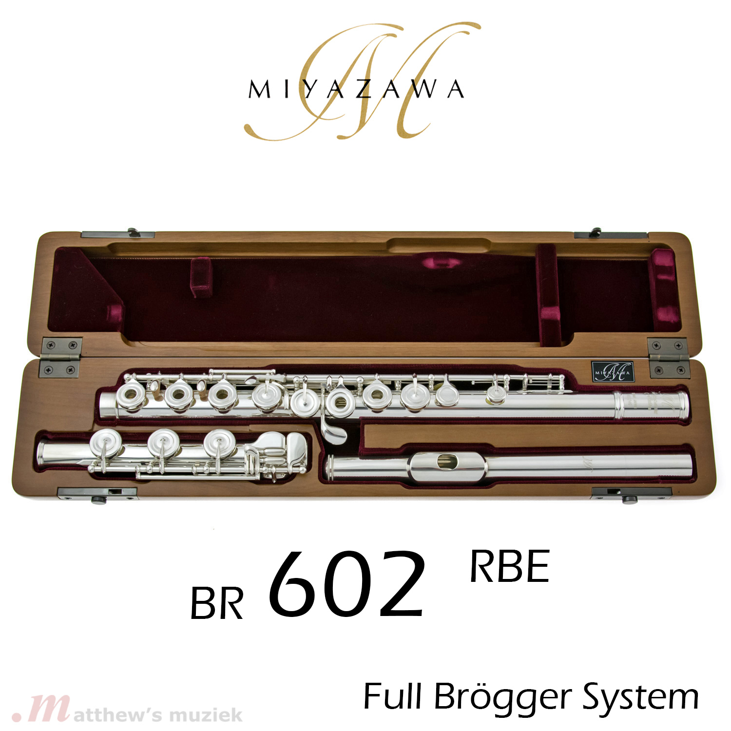 Miyazawa Dwarsfluit - BR-602-REH