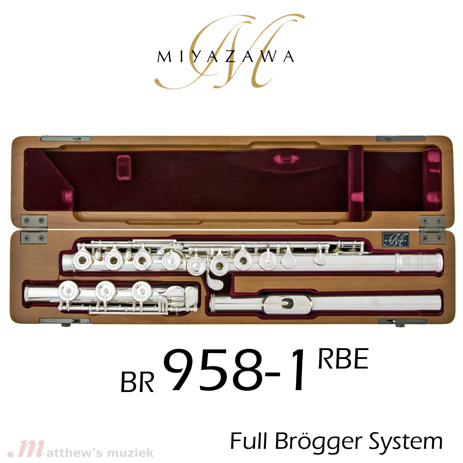 Miyazawa Flute - BR-958-1-REH | Vision Model