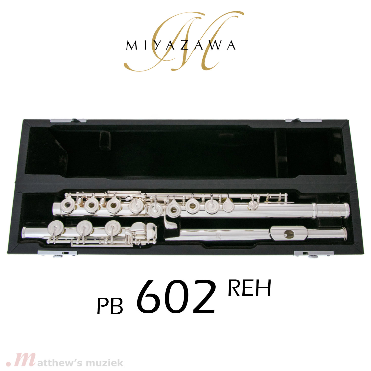Miyazawa Dwarsfluit - PB-602-REH