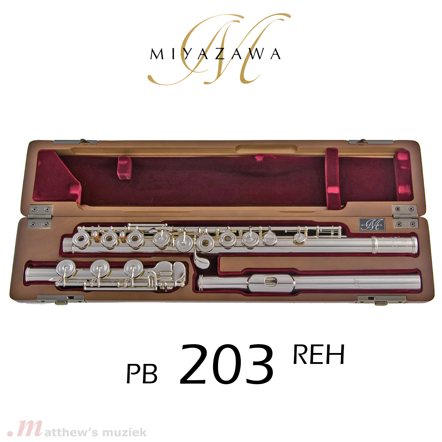 Miyazawa Flute - PB-203-REH