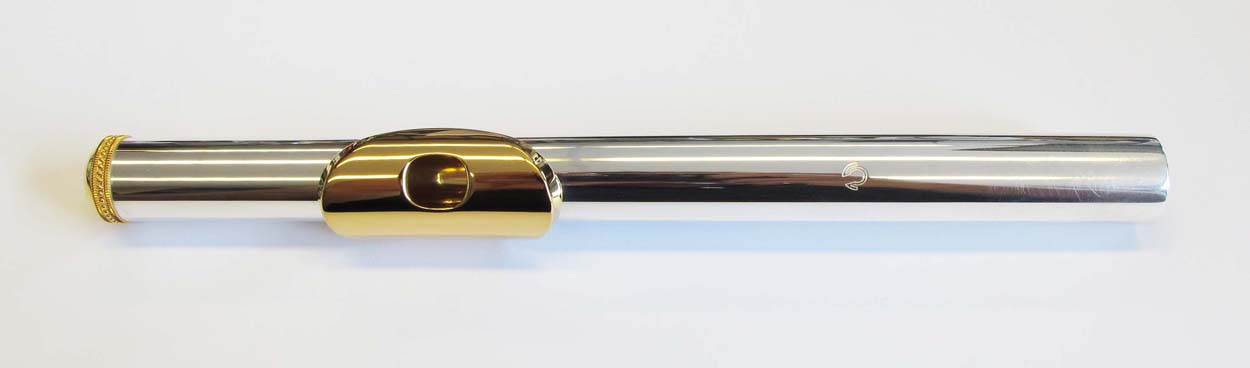Muramatsu Kopfstück - DS - Sterling Silber - Vergoldete Mundlochplatte und Kamin