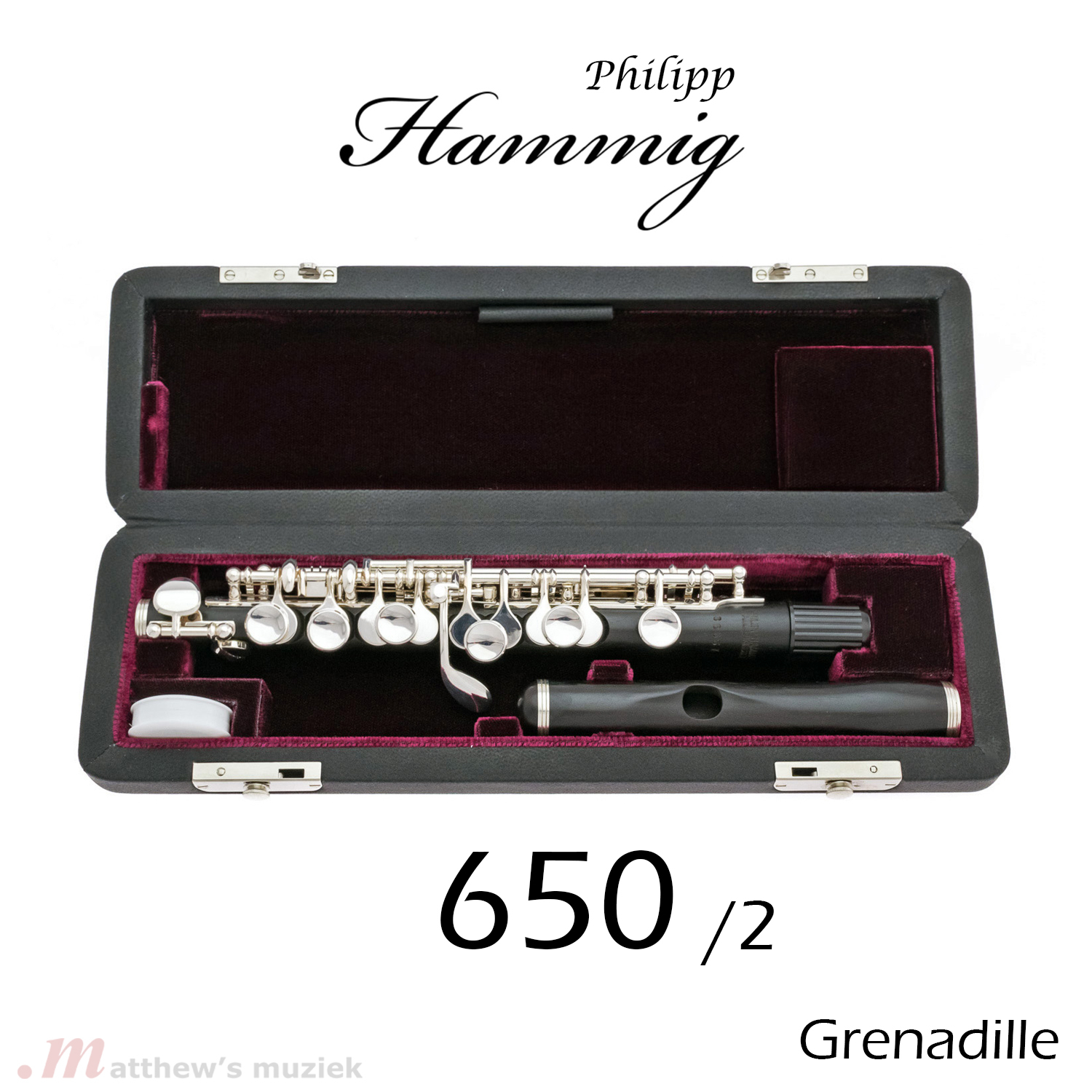 Philipp Hammig Piccolo - 650/2 Grenadilla