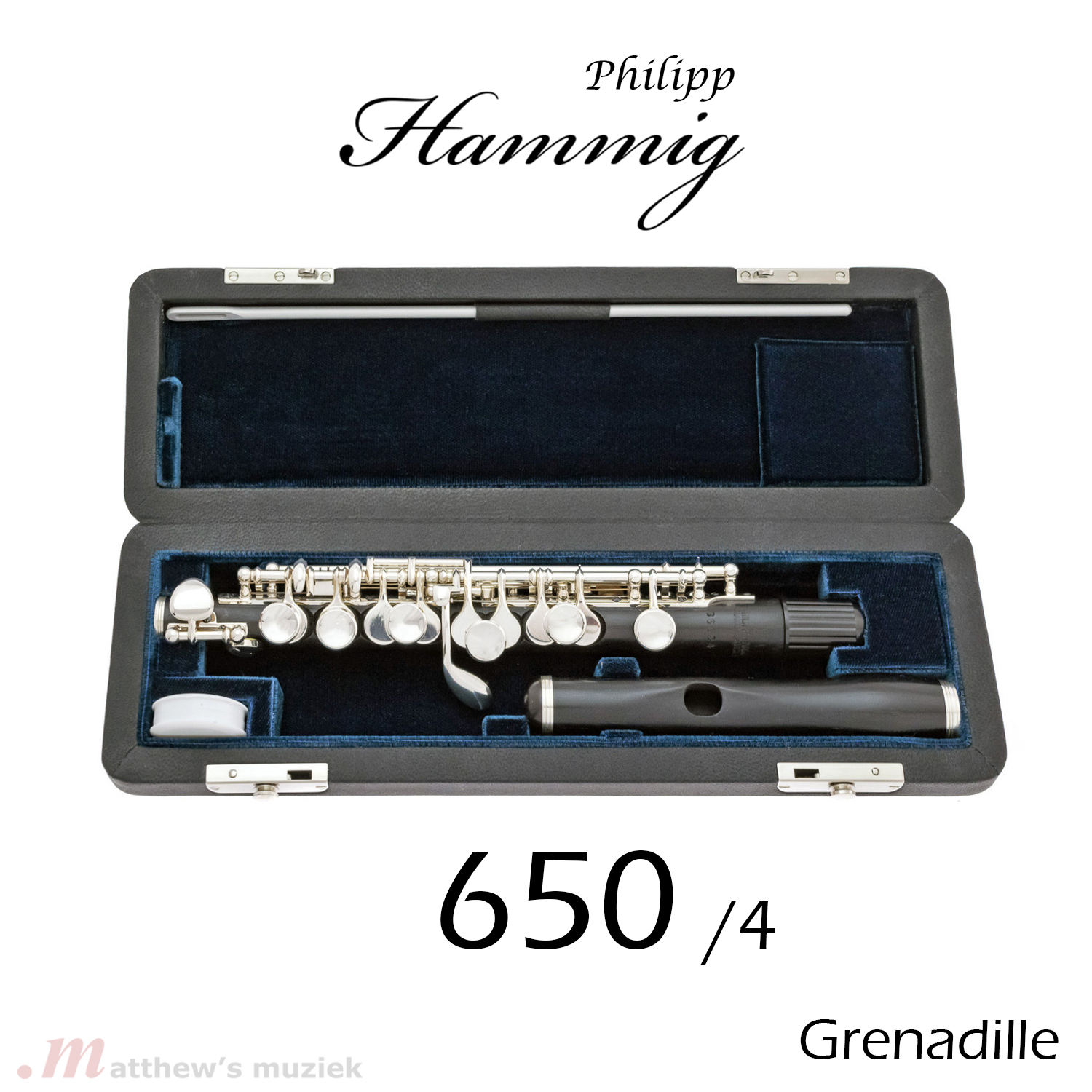 Philipp Hammig Piccolo - 650/4 Grenadilla