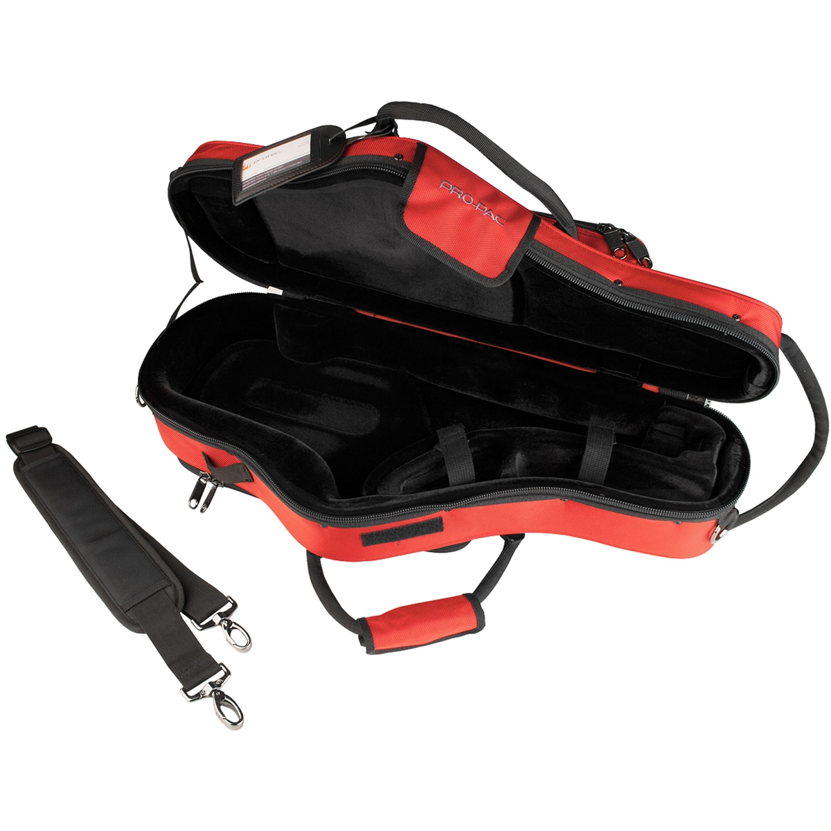 Protec PB304CT-RX Koffer voor Altsaxofoon - Rood
