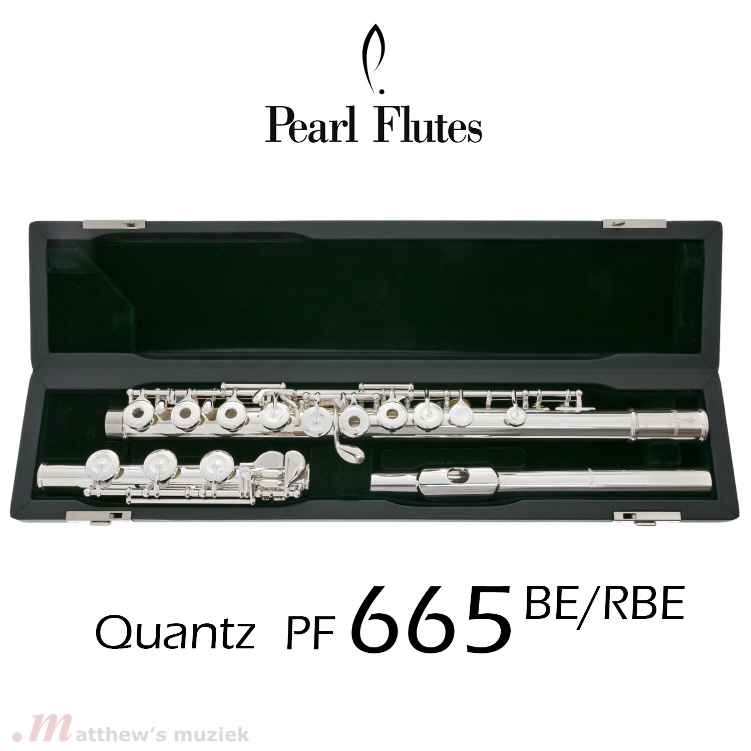 Pearl Dwarsfluit - Quantz 665 BE / RBE