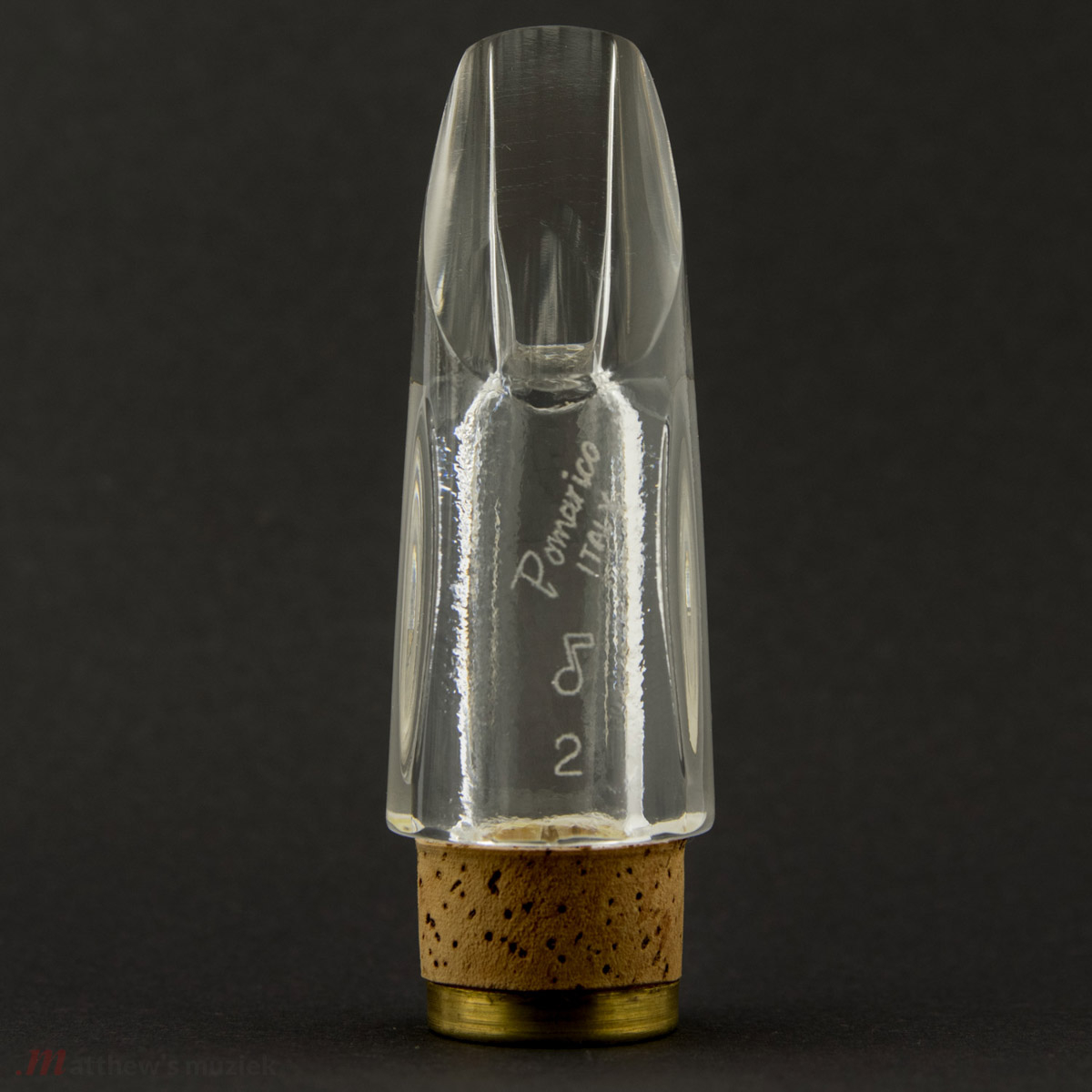 Pomarico Mondstuk - Bb Klarinet - Crystal Facing 1