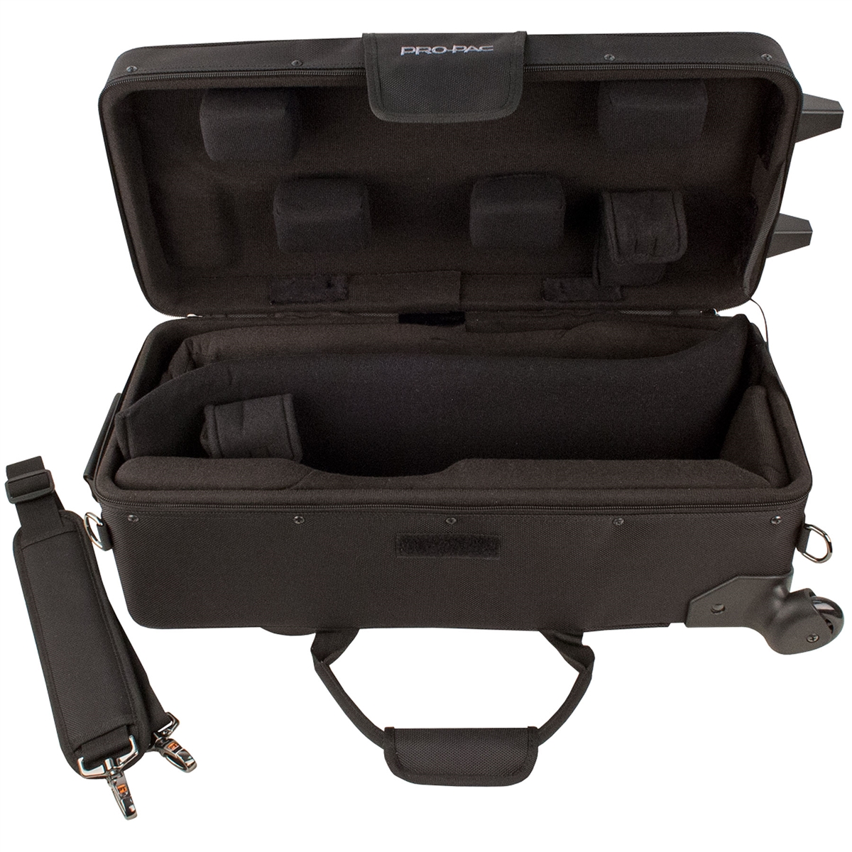 Protec IP301DWL Koffer met wieltjes voor 2 Trompetten