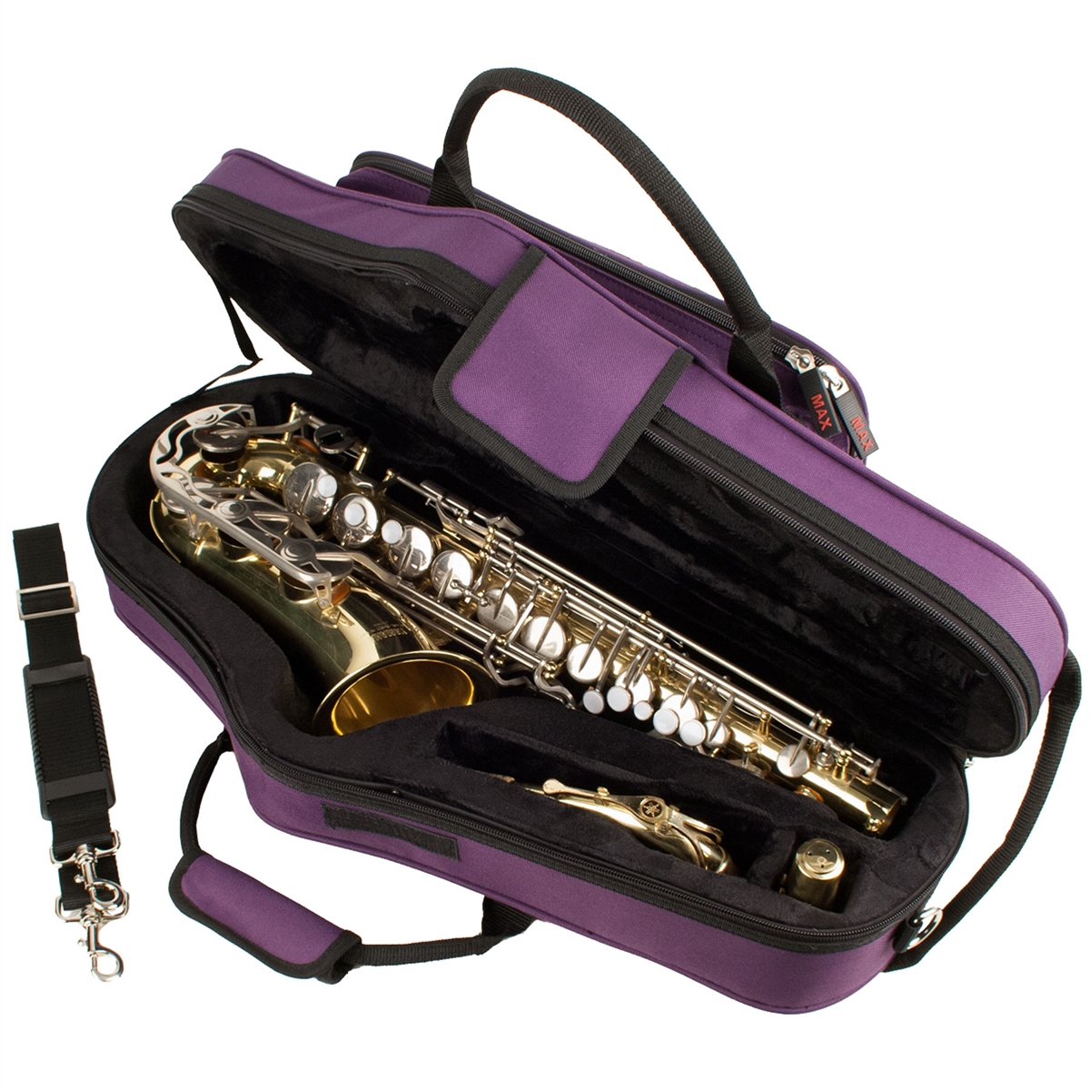 Protec MX304CT-PR Case for Alto Sax in Purple