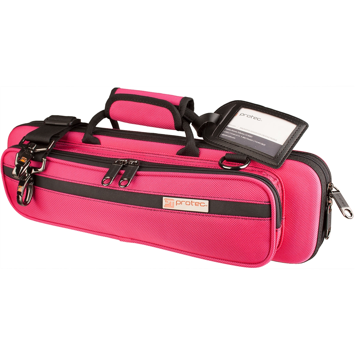 Protec PB308-HP Koffer voor Dwarsfluit - Hot Pink