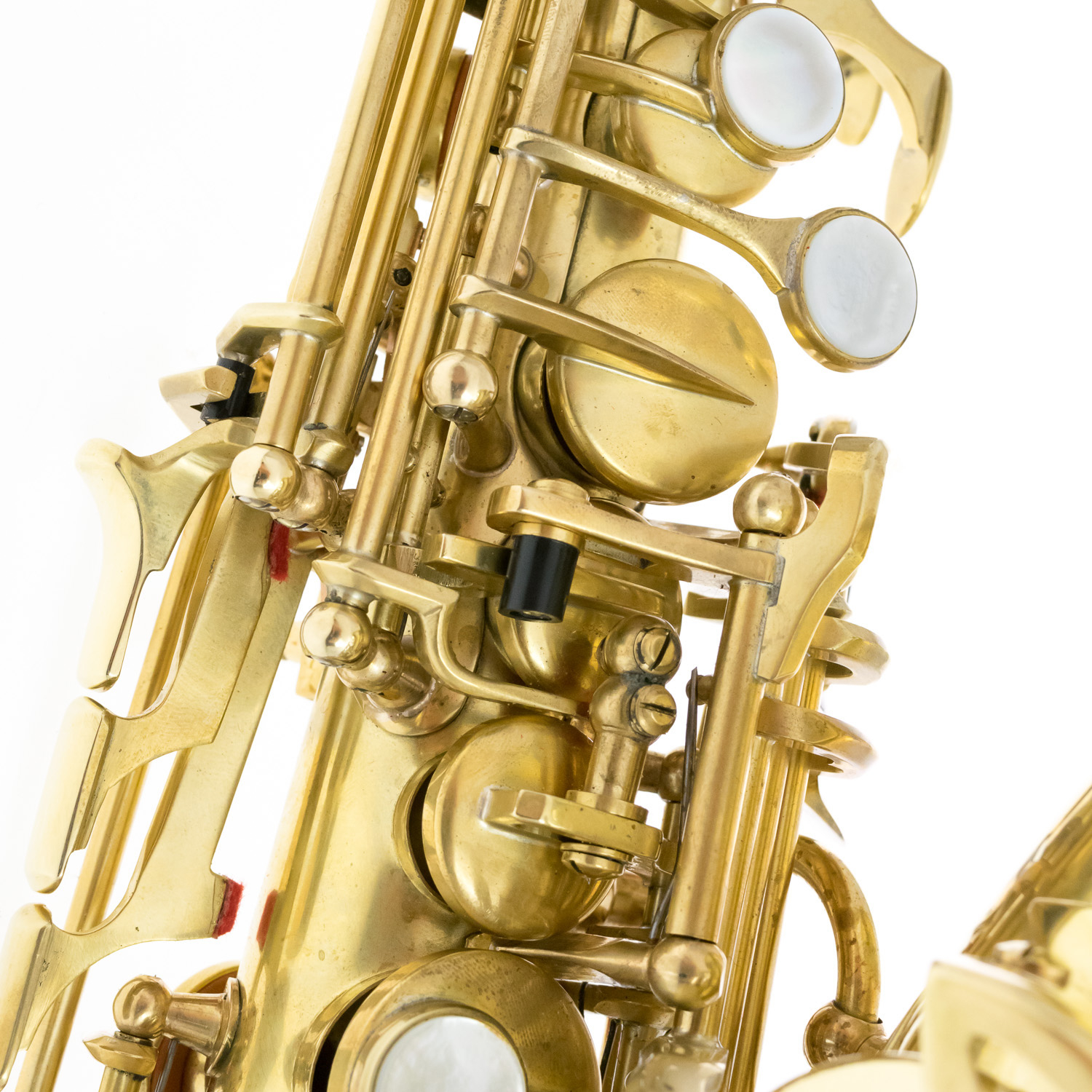 Rampone & Cazzani Gebogenes Sopransaxophon - R1 Jazz - Gebürstetes Messing