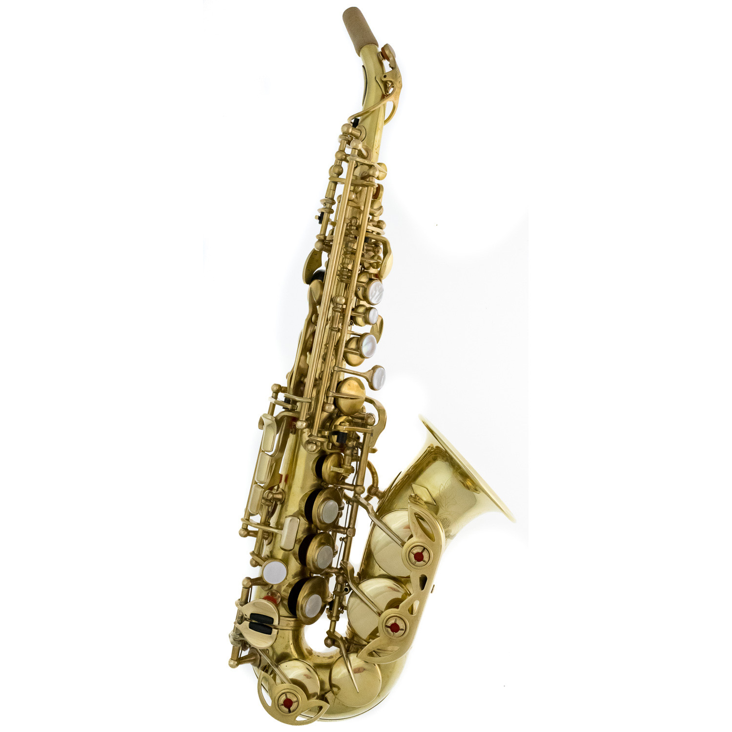 Rampone & Cazzani Gebogenes Sopransaxophon - R1 Jazz - Gebürstetes Messing