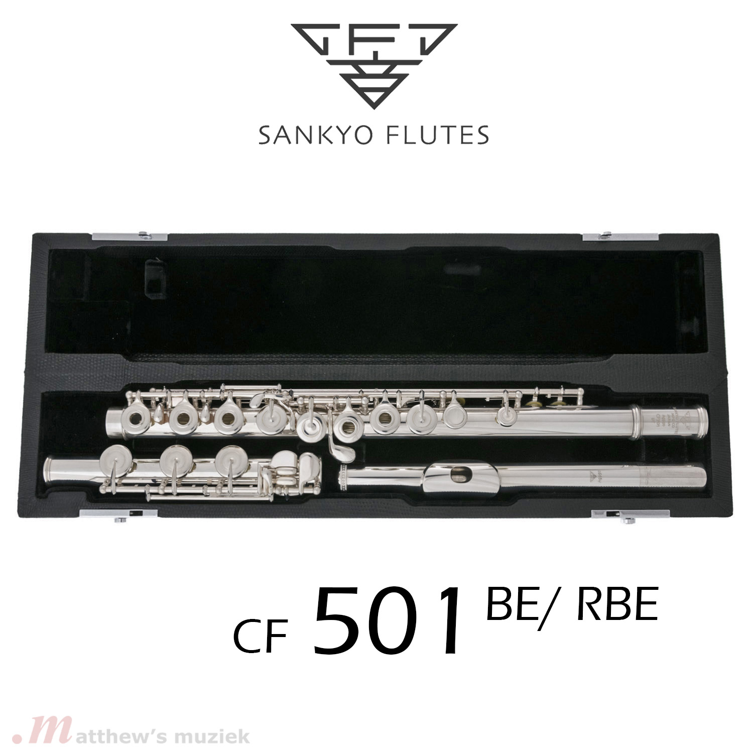 Sankyo Querflöte - 501 BE Handmade