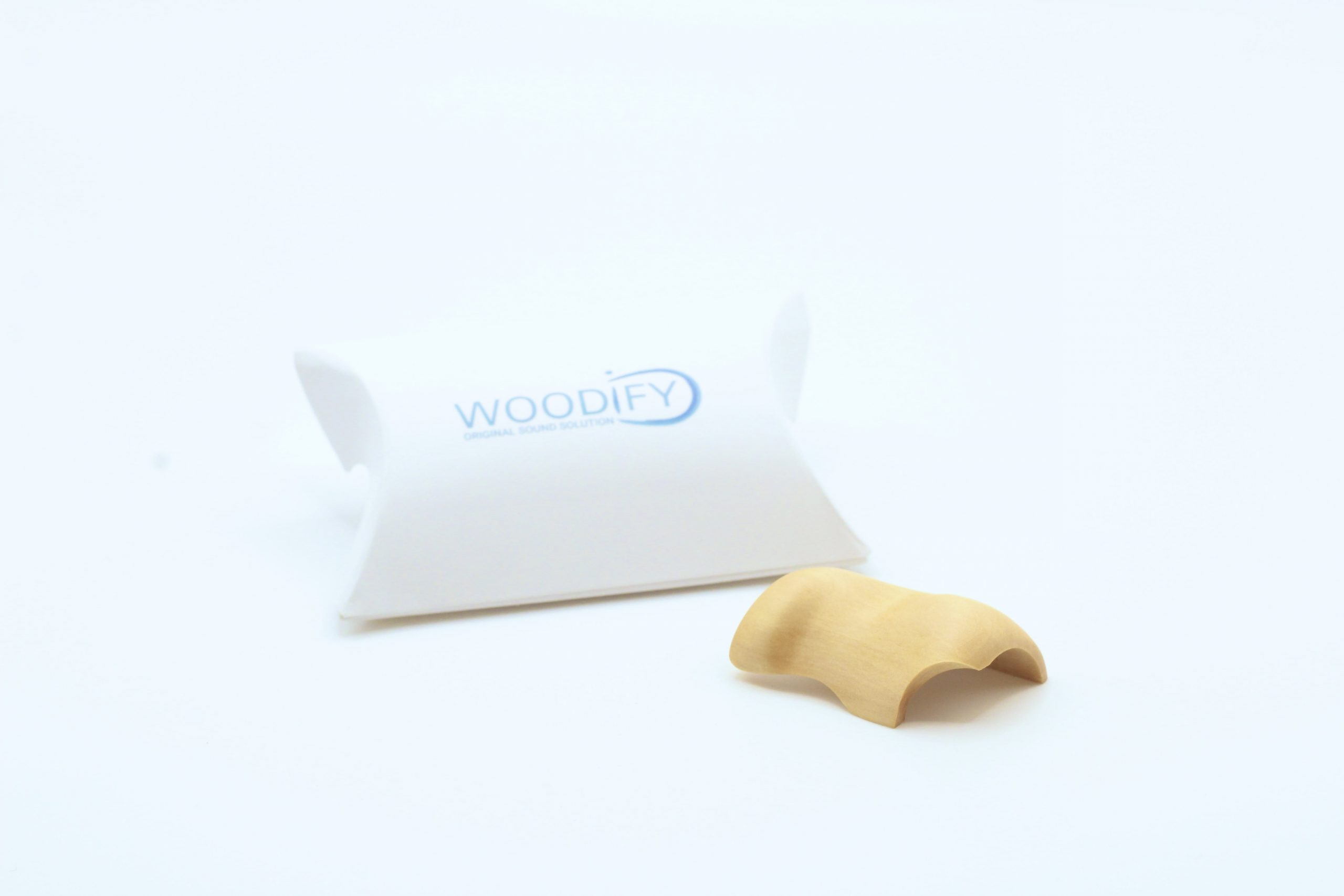 Woodify Wave Vingersteun voor Fluit - Buxus