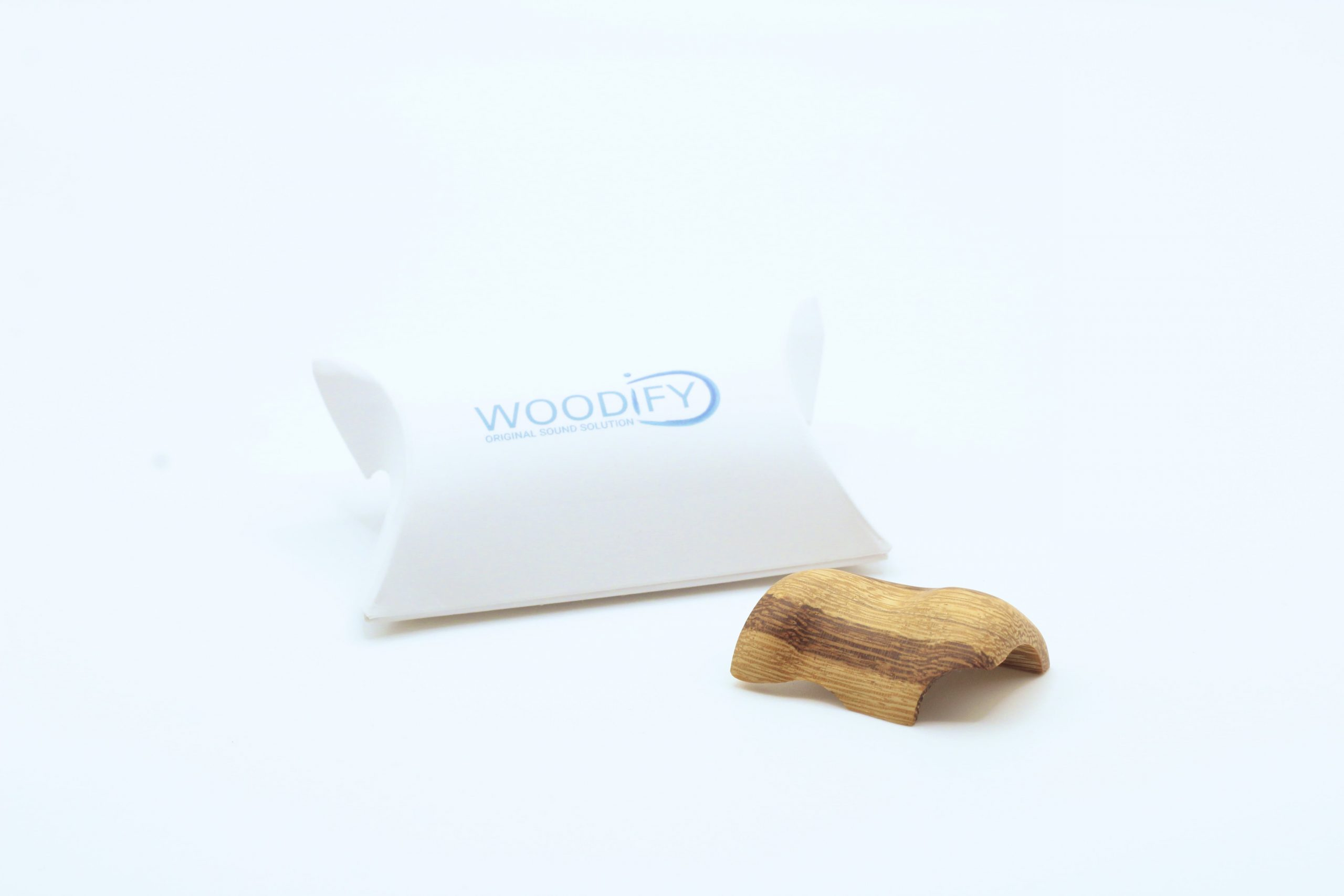 Woodify Wave Finger Rest for Flute - Marble Wood