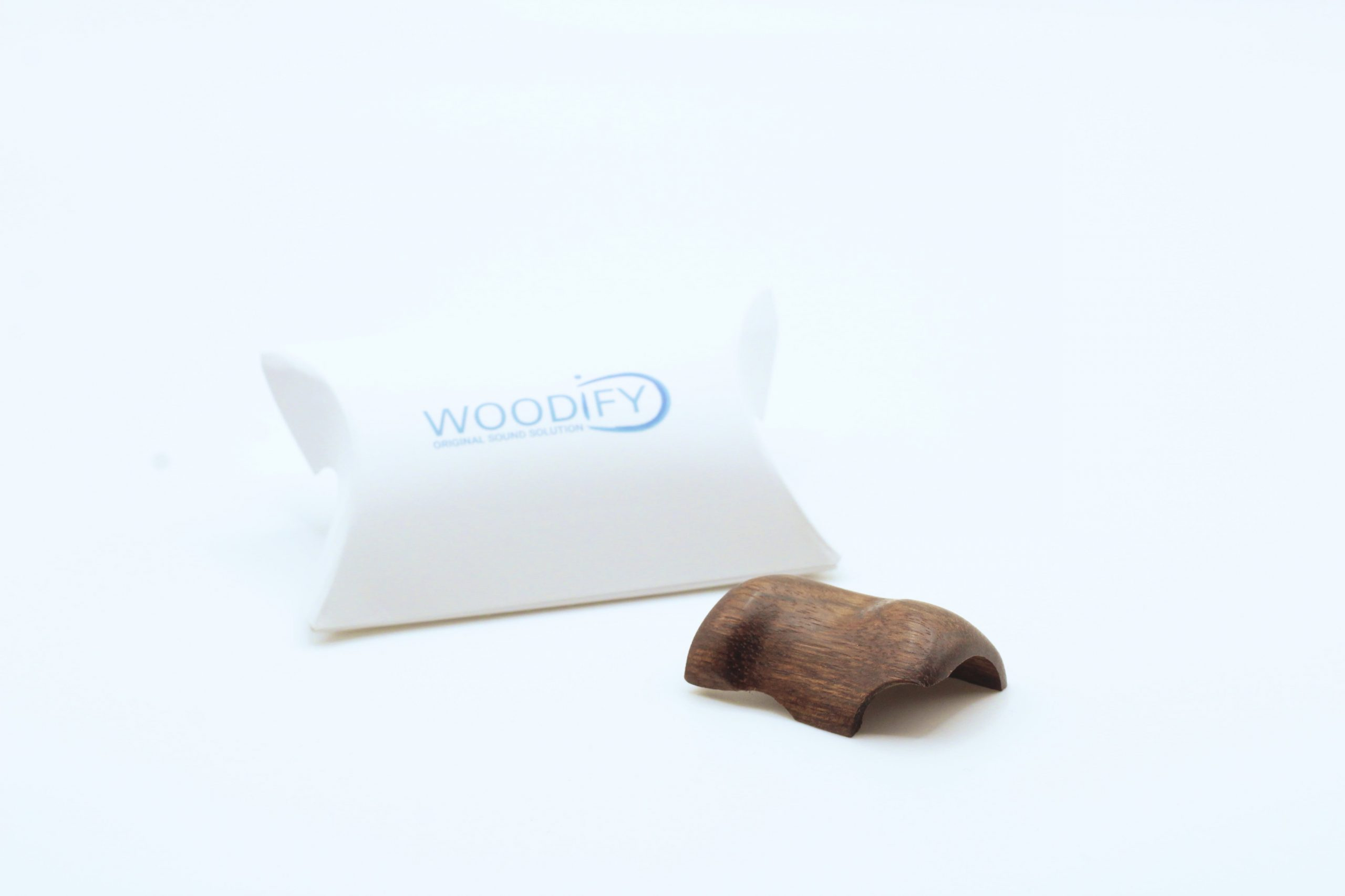 Woodify Wave Vingersteun voor Fluit - Ovangkol